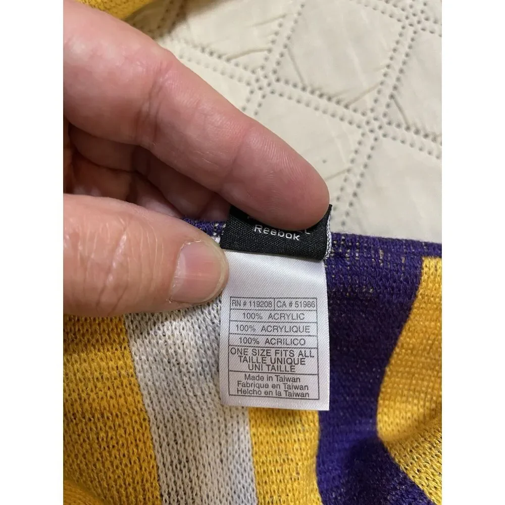 Minnesota‎ Vikings Scarf By Reebok Team Apparel Double Sided